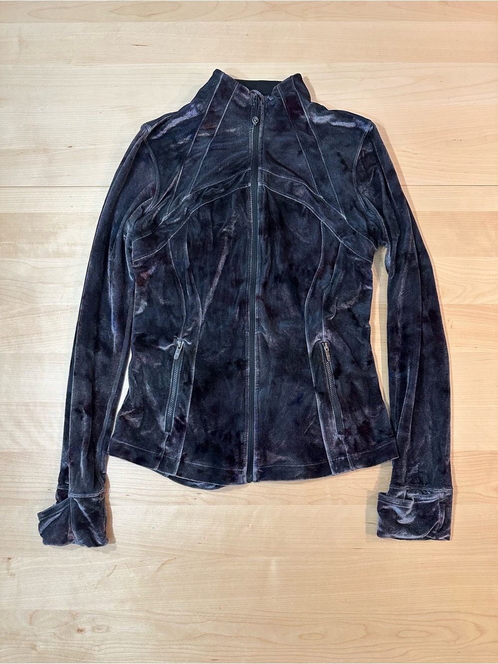 Lululemon Define Jacket Velour - Interstellar dark grey multi color way size 8